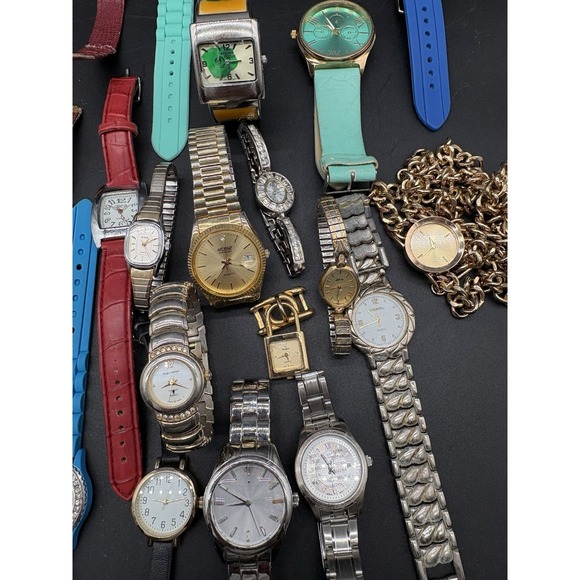 37 Vintage Watch Lot - Kate Spade, Geneva, Nelsonic - 3lb 8oz‎ Parts/Repair main image 10